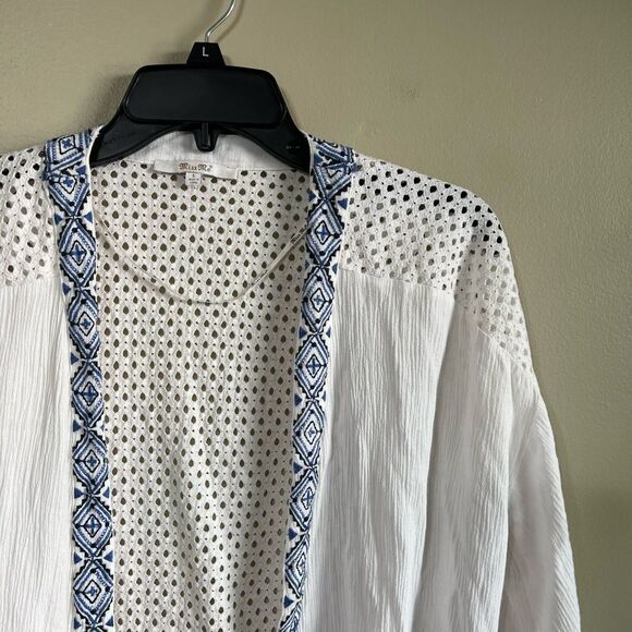 Miss me white tassle open top L - Picture 2 of 6
